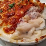 タベルナ　ルゥルゥ - テリヤキチキンとゆで卵とペンネのグラタン