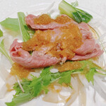 焼肉 スタミナ苑 - ヒレしゃぶサラダ