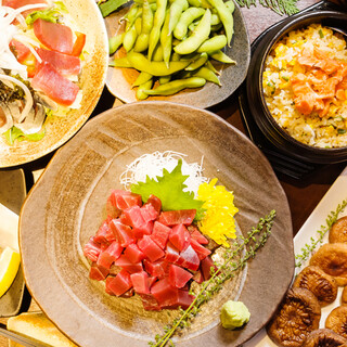 Gotoeat対象 宴会人気 2h飲み放題 まぐろブツ タコ唐揚げ等お料理全7品付 まぐろ食べ放題コース 5 280円 3 780円 隠れ家個室で明太子もつ鍋とトロロ鍋 北海 新橋本店 Hokkai 新橋 居酒屋 食べログ