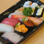 10 types of nigiri selection