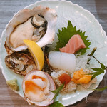 龍のかくれんぼ - 本日のお造り盛り合わせ