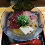 ラーメン巌哲 - 鮪塩冷やし