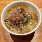 麺屋 六感堂 - ミニあじのなめろう冷やしラーメン
