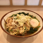 そばの神田 東一屋 - アサソバビンボー！　
      朝そば＋ゲソかき揚げ！