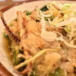 そばの神田 東一屋 - ゲソに着目する。