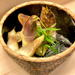 京懐石 吉泉 - 竹の子入り餅米