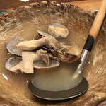 にぎりの一歩 - 浅利とエリンギ