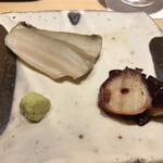 鮨 さいとう - 鮑と煮蛸