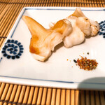 すし匠 - 焼き石垣貝七味添え