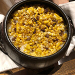 温石 - 煎りとうもろこしご飯