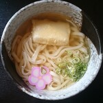 本格手打ちうどん とも作 - かけうどん+揚げもち