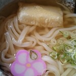 本格手打ちうどん とも作 - かけうどん+揚げもち