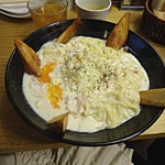 黄金パスタ - 黄金のカルボナーラ（大盛り）