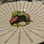 リストランテ カノフィーロ - ピエモンテ産ファッソーネ仔牛サガリ肉のグリーリア