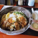 おうどんCafe 寶月 - とり天ぶっかけ