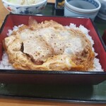 手打ちそば　梅田屋 - かつ重セット　1,155円のかつ重