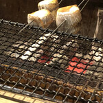 御幸町 田がわ - 炙った太刀魚がお椀に