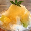 ジアス カフェ - 料理写真:本日のデザート→かき氷(南阿蘇産メロン)
