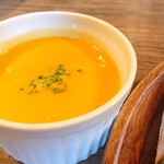 GIAHS CAFE - かぼちゃ冷製スープ