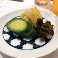 しゃぶしゃぶ 山笑ふ 銀座店 - ブッフェスタイルのお新香