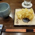 割烹 だいだい - 玉蜀黍かき揚げ