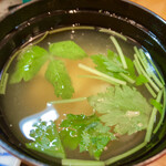 なかむら - 丁寧に出汁をとった味噌汁