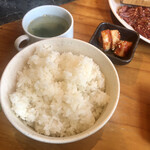 Sumibiyakiniku Hinokuni - ご飯セット　大中小選べます。