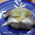 回転寿司みさき - 生いわし190円(税抜)