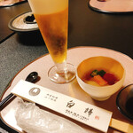 四季料理・ふぐ料理 白樺 - 温泉玉子の小鉢