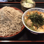 Minatoan - 親子丼セット　蕎麦大盛　980円
