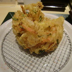 そば処 蕎香 - かき揚げ天