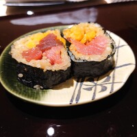 鮨 青海 - ウニトロタク巻き