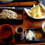 Tomiyoshi - 天せいろ（海老と野菜）