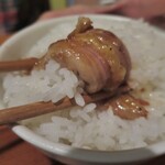 フジヤマ食堂 - せせり巻きメシ