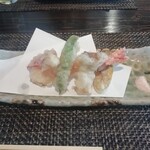 森の麻布 - 海老の天ぷら（野菜天付き）