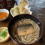 霞中庵 音和そば - 温かいお蕎麦はにしんをチョイス