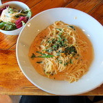 Kulu Kulu - ﾊﾟｽﾀﾗﾝﾁｾｯﾄ(うにのｸﾘｰｳﾊﾟｽﾀ)ﾐﾆｻﾗﾀﾞ･ﾄﾞﾘﾝｸ付き1000円