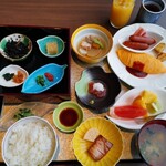 ANAクラウンプラザホテル岡山 和食ダイニング廚洊 - 和洋朝食セット!!(⊃ Д)⊃≡ﾟ ﾟ
