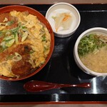 京都嵐山 清修庵 - こだわり卵のかつ丼