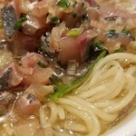 麺屋 六感堂 - あじフライ定食＋なめろう増し