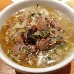 麺屋 六感堂 - あじフライ定食＋なめろう増し