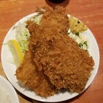 麺屋 六感堂 - あじフライ定食＋なめろう増し