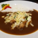 欧風カレー グレース - 夏野菜とベビー帆立の焼きチーズカレー　1,200円