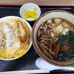 黒磯パーキングエリア（下り線）イートインコーナー - ミニカツ丼セット☝