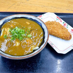 ちく泉 - カレーうどんとチーズささみフライ