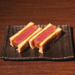 炭火焼肉 ふちおか - ヒレカツサンド