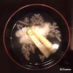 御料理 寺沢 - 虎魚､蓴菜､根曲り筍の椀物