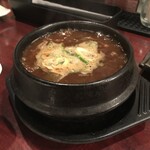 Oosaka taishuu teppanyaki sakaba tecchan - 牛すじどて煮480円