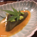 御料理 寺沢 - 自家製海胆醤油で味わう水無月豆腐