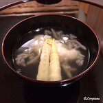 御料理 寺沢 - 虎魚､蓴菜､根曲り筍の椀物